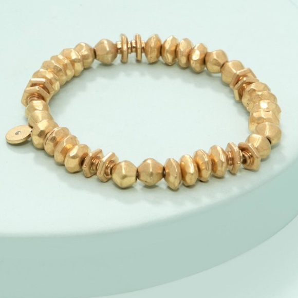 Stella & Dot | Dainty Gold Bracelet Nicholette Stretch Bracelet - Picture 3 of 8